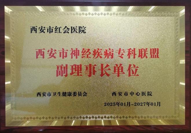 規(guī)范引領(lǐng)丨西安市紅會(huì)醫(yī)院獲批成為西安市神經(jīng)疾病專科聯(lián)盟副理事長單位(圖3)